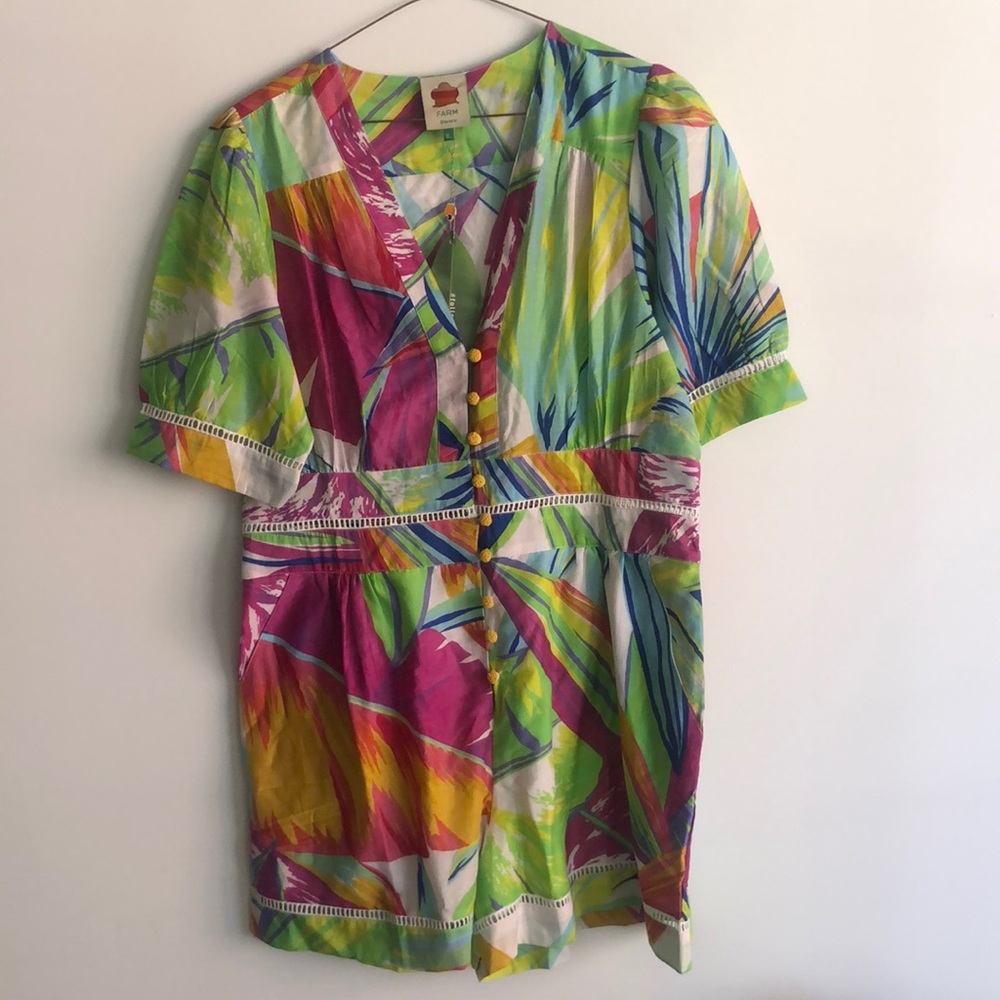 XL FARM Rio romper NWT